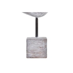 Figurine Décorative DKD Home Decor 23 x 9 x 26,7 cm Naturel Gris Oiseau méditerranéen
