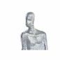 Figura Decorativa DKD Home Decor 11 x 12 x 28 cm Plateado Negro Blanco Hombre (2 Unidades) Figura Decorativa DKD Home Decor 11 x 12 x 28 cm Plateado Negro Blanco Hombre (2 Unidades)