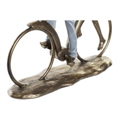 Figurine Décorative DKD Home Decor Cuivre Résine Moderne Couple (27 x 9,5 x 23 cm) (2 Unités)