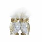 Figurine Décorative DKD Home Decor 10 x 8 x 7 cm Hiboux Doré Blanc Figurine Décorative DKD Home Decor 10 x 8 x 7 cm Hiboux Doré Blanc