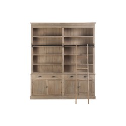 BIBLIOTHEQUE+ECHELLE BS GREY W