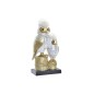 Figurine Décorative DKD Home Decor 14,5 x 9 x 26 cm Hibou Doré Blanc Figurine Décorative DKD Home Decor 14,5 x 9 x 26 cm Hibou Doré Blanc
