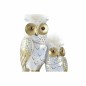 Figurine Décorative DKD Home Decor 14,5 x 9 x 26 cm Hibou Doré Blanc Figurine Décorative DKD Home Decor 14,5 x 9 x 26 cm Hibou Doré Blanc