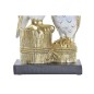 Figurine Décorative DKD Home Decor 14,5 x 9 x 26 cm Hibou Doré Blanc Figurine Décorative DKD Home Decor 14,5 x 9 x 26 cm Hibou Doré Blanc