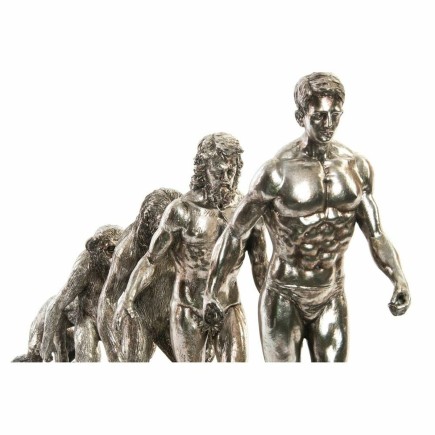 Figurine Décorative DKD Home Decor Origin of Species Argenté Résine Moderne (55 x 18 x 42 cm)