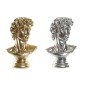 Figurine Décorative DKD Home Decor Argenté Doré Résine Buste (24,5 x 17,5 x 36 cm) (2 Unités) Figurine Décorative DKD Home Decor Argenté Doré Résine Buste (24,5 x 17,5 x 36 cm) (2 Unités)