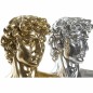 Figurine Décorative DKD Home Decor Argenté Doré Résine Buste (24,5 x 17,5 x 36 cm) (2 Unités) Figurine Décorative DKD Home Decor Argenté Doré Résine Buste (24,5 x 17,5 x 36 cm) (2 Unités)