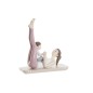 Figurine Décorative DKD Home Decor 15,5 x 6,5 x 17 cm Scandi Rose Yoga