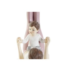 Figurine Décorative DKD Home Decor 15,5 x 6,5 x 17 cm Scandi Rose Yoga