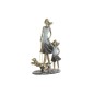 Figurine Décorative DKD Home Decor 16 x 9,5 x 24 cm Bleu Doré Famille