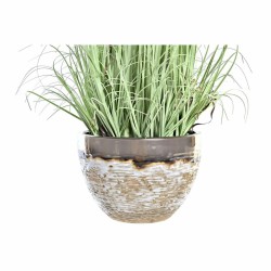 Plante décorative DKD Home Decor Vase Porcelaine Rose Rose clair PVC (20 x 20 x 78 cm) (2 Unités)