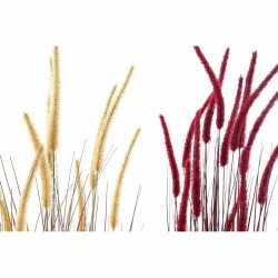 Plante décorative DKD Home Decor Orange Bordeaux PVC PE (2 Unités) (30 x 30 x 150 cm)