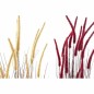 Plante décorative DKD Home Decor Orange Bordeaux PVC PE (2 Unités) (30 x 30 x 150 cm)