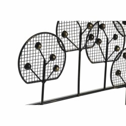 Décoration murale DKD Home Decor Noir Métal (105 x 6 x 56 cm)