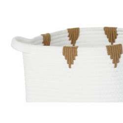 Panier DKD Home Decor Coton (34 x 34 x 40 cm) (3 Unités)
