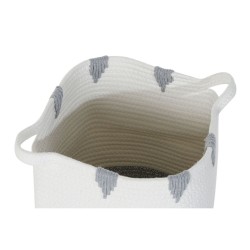 Panier DKD Home Decor Coton (34 x 34 x 40 cm) (3 Unités)