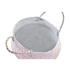 Panier DKD Home Decor Fibre naturelle 25 x 25 x 25 cm méditerranéen