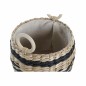 Set de basket DKD Home Decor Polyester Colonial Fibre (30 x 30 x 25 cm)