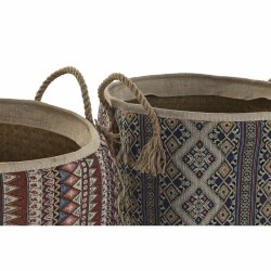 Panier DKD Home Decor Jute (40 x 40 x 48 cm) (2 Unités)