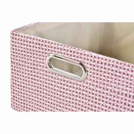 Set de basket DKD Home Decor Polyester (40,5 x 27,5 x 18 cm) (2 Unités)