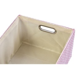 Set de basket DKD Home Decor Polyester (40,5 x 27,5 x 18 cm) (2 Unités)