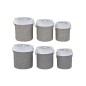 Set de basket DKD Home Decor Polyester (2 Unités) (40 x 40 x 49 cm)