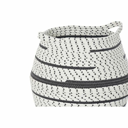 Set de basket DKD Home Decor Coton Jute (40 x 40 x 40 cm) (2 Unités)