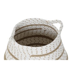 Set de basket DKD Home Decor Coton Jute (40 x 40 x 40 cm) (2 Unités)