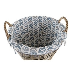 Panier DKD Home Decor Polyester osier (44 x 44 x 42 cm)