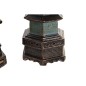Figura Decorativa DKD Home Decor 15 x 17 x 50 cm Turquesa Oriental (2 Unidades)