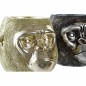 Figurine Décorative DKD Home Decor Argenté Doré Résine Gorille (20 x 24,5 x 18,5 cm) (2 Unités) Figurine Décorative DKD Home Decor Argenté Doré Résine Gorille (20 x 24,5 x 18,5 cm) (2 Unités)