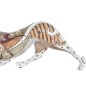 Figurine Décorative DKD Home Decor 37 x 10 x 13 cm Orange Blanc Léopard Colonial