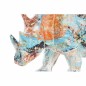 Figurine Décorative DKD Home Decor Résine Multicouleur Rhinocéros (34 x 12,5 x 16,5 cm)