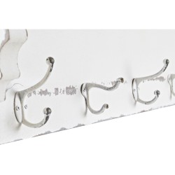Perchero de Pared DKD Home Decor Abeto Metal Romántico (80 x 18 x 30 cm)