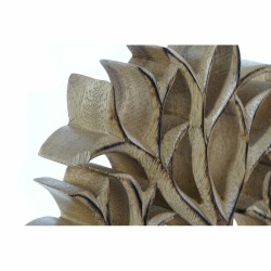 Figurine Décorative DKD Home Decor Bois d'acacia Aluminium (25 x 4 x 30 cm) (1)