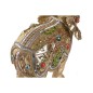 Figurine Décorative DKD Home Decor Eléphant Résine Colonial (33 x 15,5 x 31 cm)
