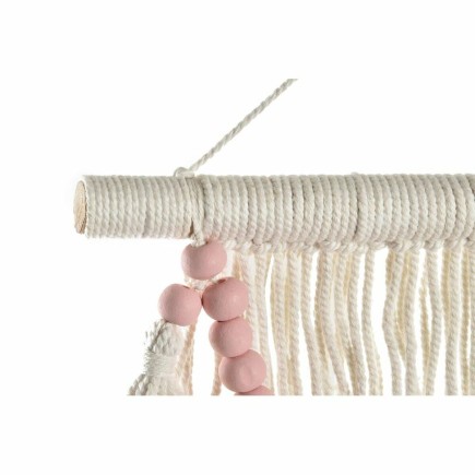 Décoration murale DKD Home Decor Coton Rotin Boho (70 x 3 x 85 cm) (2 Unités)