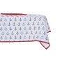 Service de linge de table DKD Home Decor 150 x 150 x 0,5 cm Rouge Bleu Blanc (2 Unités)