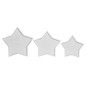 Centre de Table DKD Home Decor Bois Blanc (57 x 54 x 3 cm) (3 Pièces)