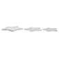 Centre de Table DKD Home Decor Bois Blanc (57 x 54 x 3 cm) (3 Pièces)