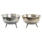 Centre de Table DKD Home Decor Argenté Doré Aluminium Moderne (31 x 31 x 19,5 cm) (2 Unités) Centre de Table DKD Home Decor Argenté Doré Aluminium Moderne (31 x 31 x 19,5 cm) (2 Unités)