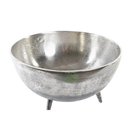 Centre de Table DKD Home Decor Argenté Doré Aluminium Moderne (31 x 31 x 19,5 cm) (2 Unités)