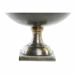 Centre de Table DKD Home Decor Argenté Doré Aluminium Moderne (25 x 25 x 19 cm) (2 Unités)