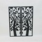 Decoración de Pared DKD Home Decor (2 Piezas) Árbol Metal Shabby Chic (35 x 1,3 x 91 cm)