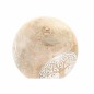 Figurine Décorative DKD Home Decor Naturel Arbre Hibou 13 x 13 x 13 cm Blanc Décapé