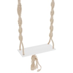 Balançoire en Raphia beige 49.5x19.5x264 cm