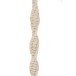 Balanço em ráfia bege 49,5 x 19,5 x 264 cm Balanço em ráfia bege 49,5 x 19,5 x 264 cm