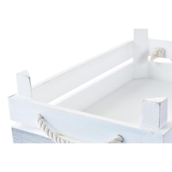 Set de boîtes décoratives DKD Home Decor Bois Spirales méditerranéen (42 x 29 x 12 cm)