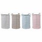Caja Decorativa DKD Home Decor 35 x 35 x 55 cm Poliéster Goma Eva (4 Piezas)