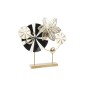 Figura Decorativa DKD Home Decor Negro Dorado Metal Moderno (62 x 9 x 61,6 cm)